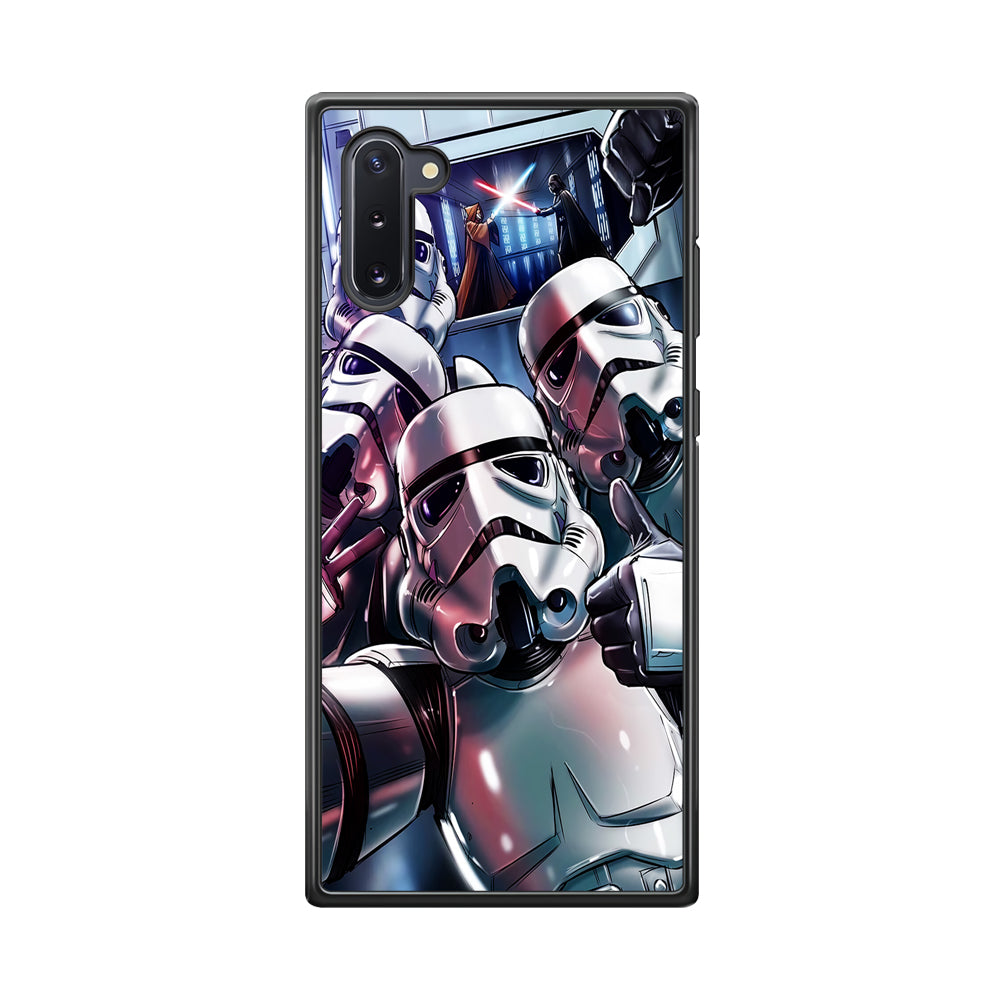 Star Wars Stormtrooper Selfie Samsung Galaxy Note 10 Case-Phone Case-Tempered Glass Case-Altracase