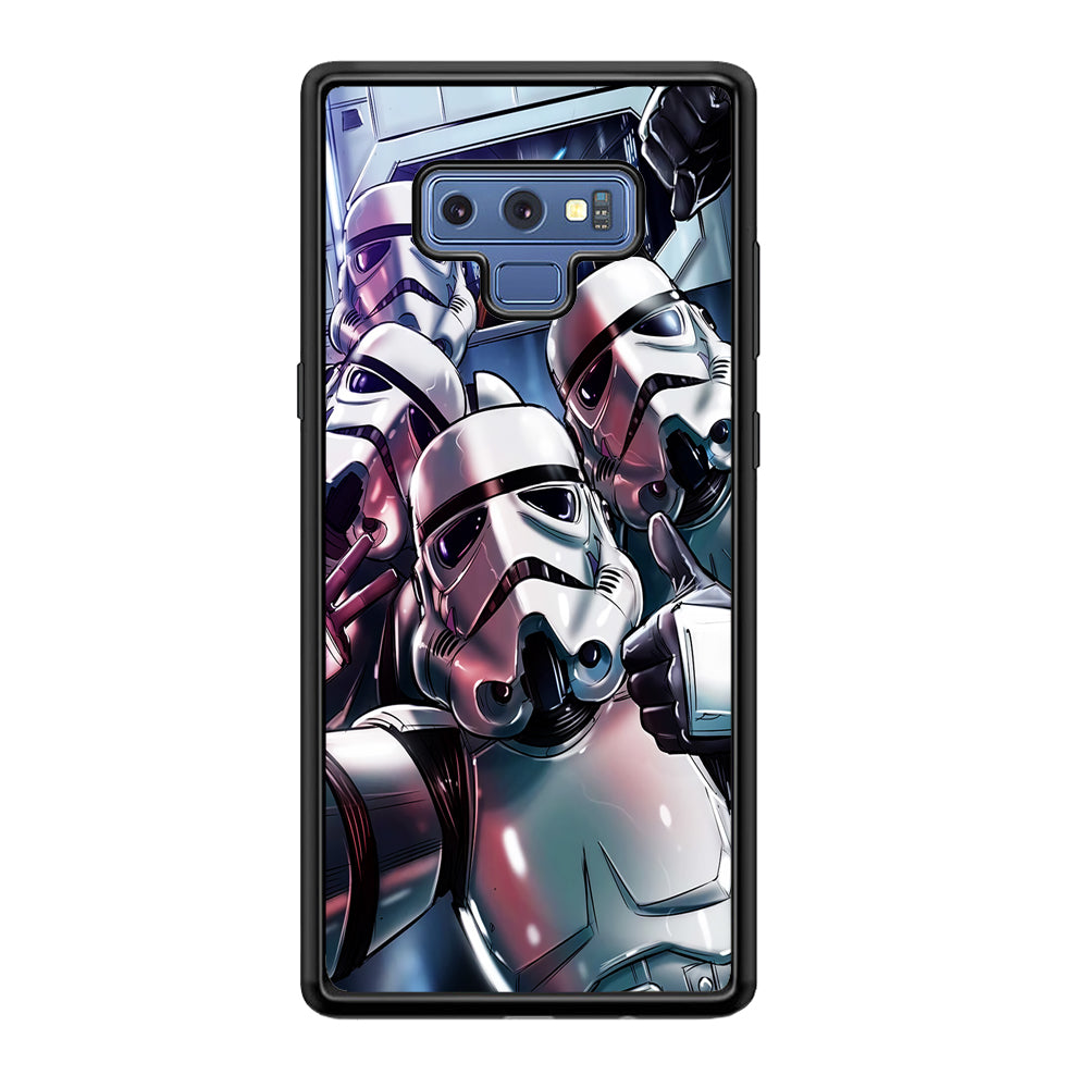 Star Wars Stormtrooper Selfie Samsung Galaxy Note 9 Case-Phone Case-Tempered Glass Case-Altracase