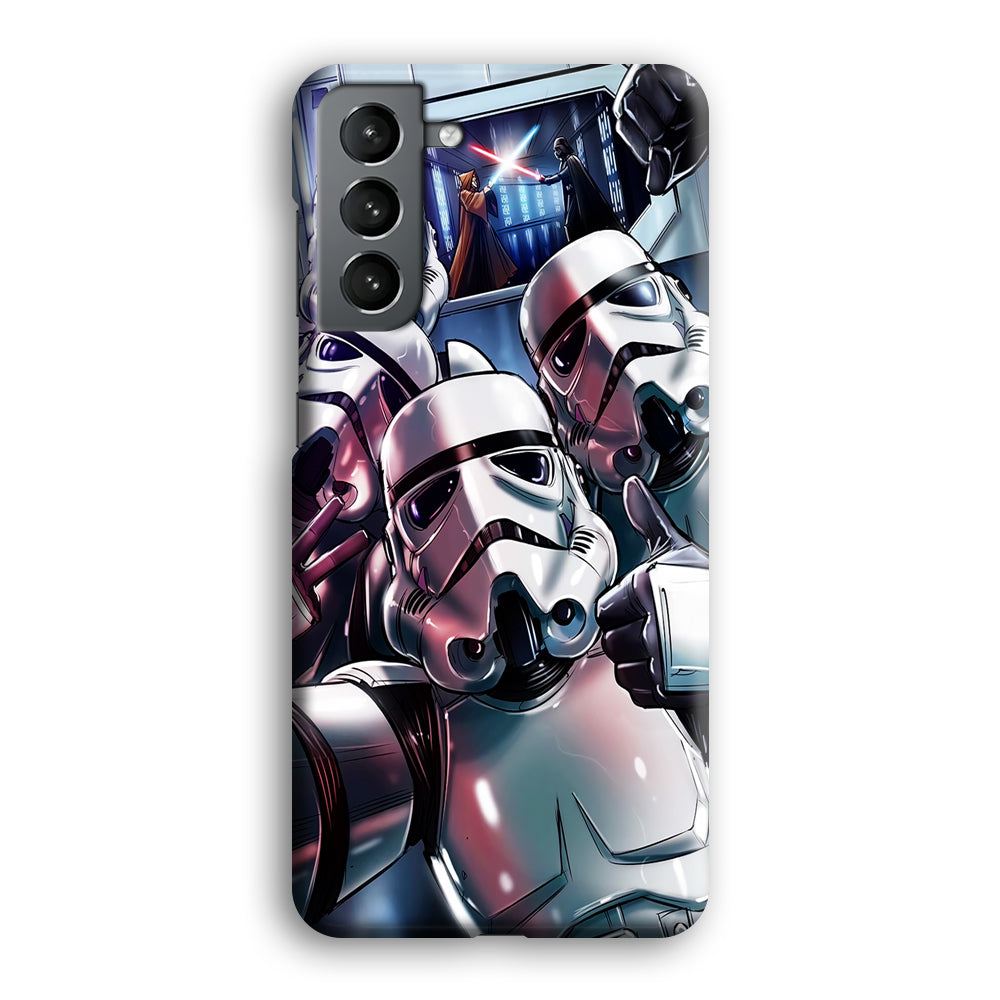 Star Wars Stormtrooper Selfie Samsung Galaxy S23 Plus Case-Phone Case-3D Case-Altracase