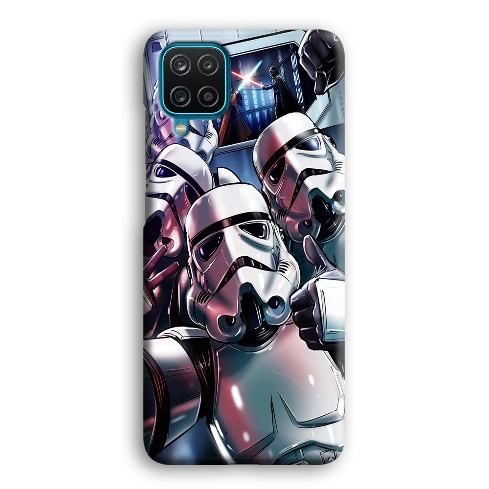 Star Wars Stormtrooper Selfie Samsung Galaxy A12 Case-Phone Case-3D Case-Altracase