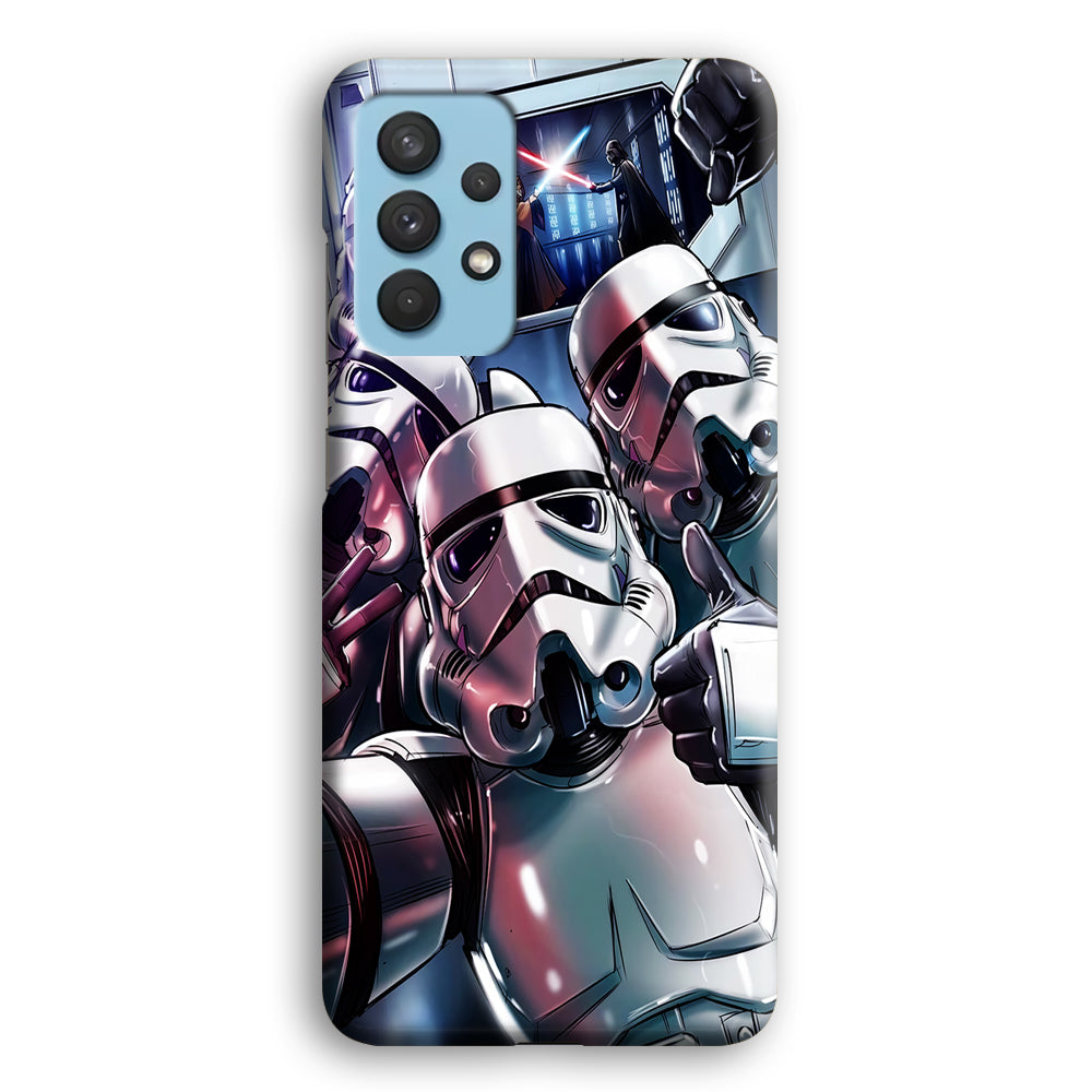 Star Wars Stormtrooper Selfie Samsung Galaxy A32 Case-Phone Case-3D Case-Altracase