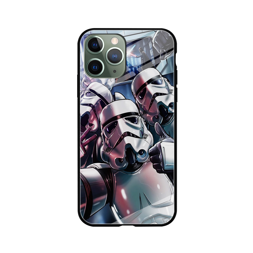 Star Wars Stormtrooper Selfie iPhone 11 Pro Max Case-Phone Case-Tempered Glass Case-Altracase