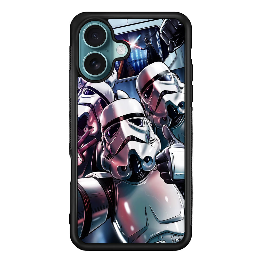 Star Wars Stormtrooper Selfie iPhone 16 Plus Case - Altracase