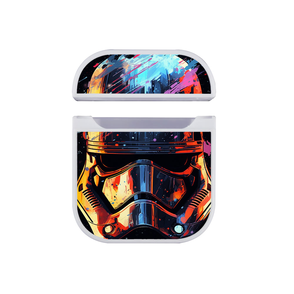 Star Wars Trooper Helmet Apple AirPods Case-AirPod Case-White-Altracase