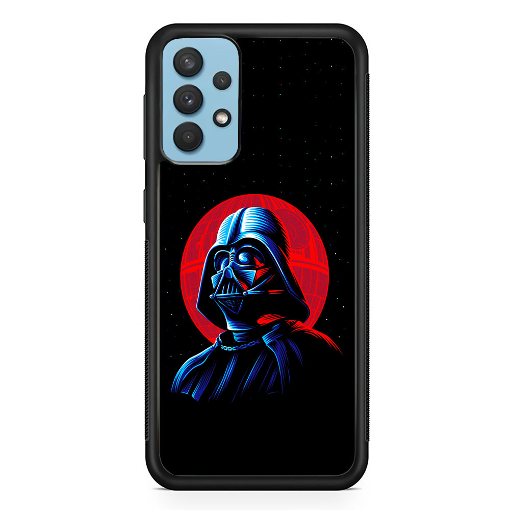 Star Wars Vader Dark Side Samsung Galaxy A32 Case-Phone Case-Rubber Black (2D Case)-Altracase