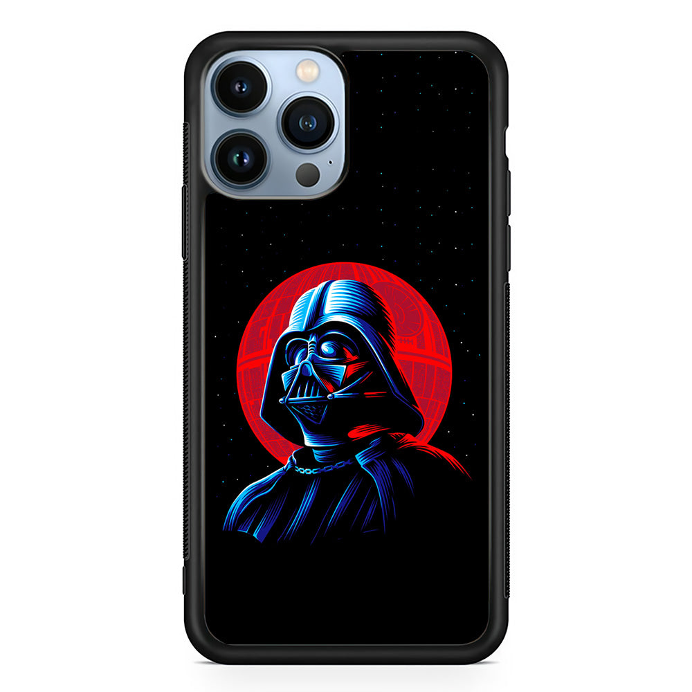 Star Wars Vader Dark Side iPhone 15 Pro Max Case-Phone Case-Rubber Black (2D Case)-Altracase