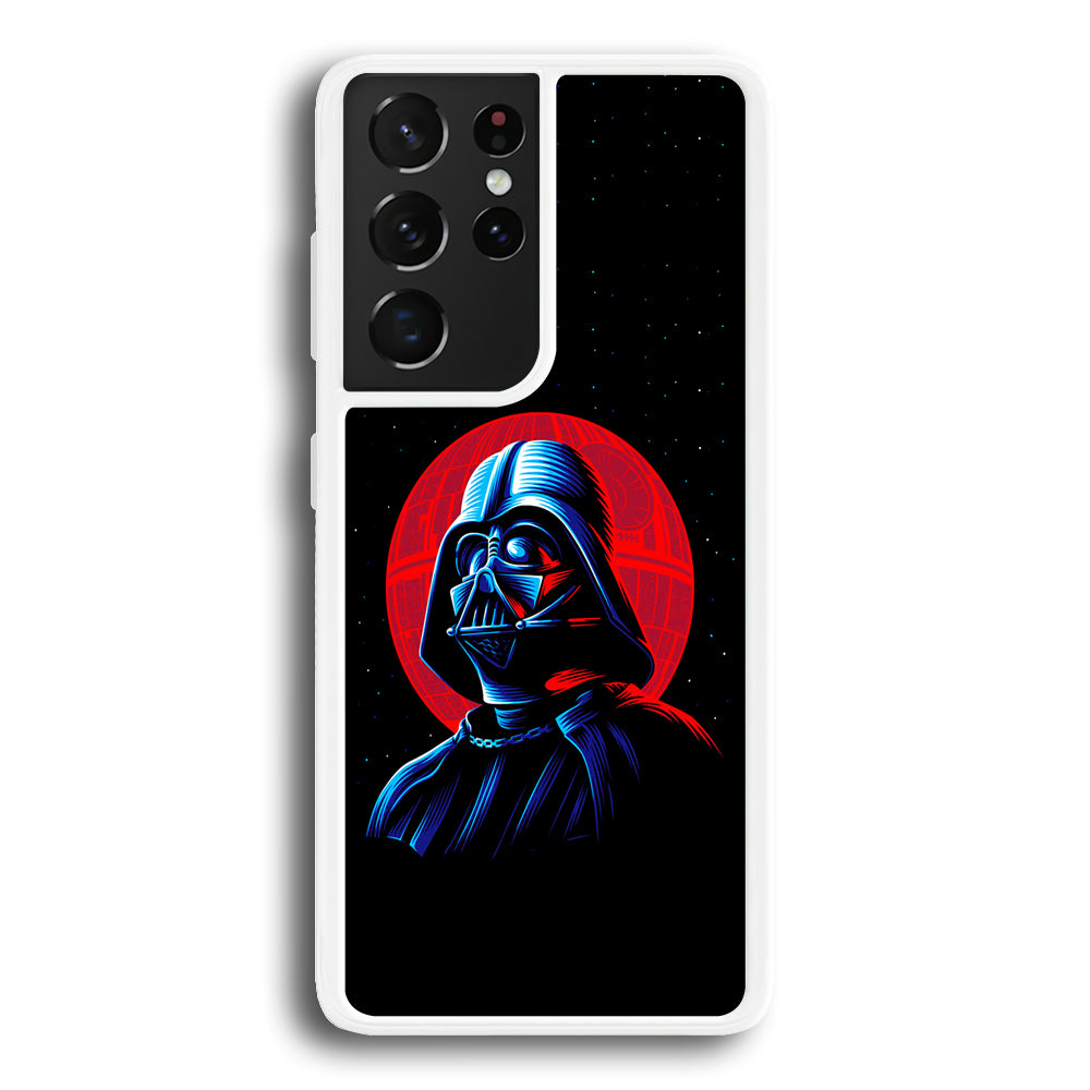 Star Wars Vader Dark Side Samsung Galaxy S21 Ultra Case-Phone Case-Rubber White (2D Case)-Altracase