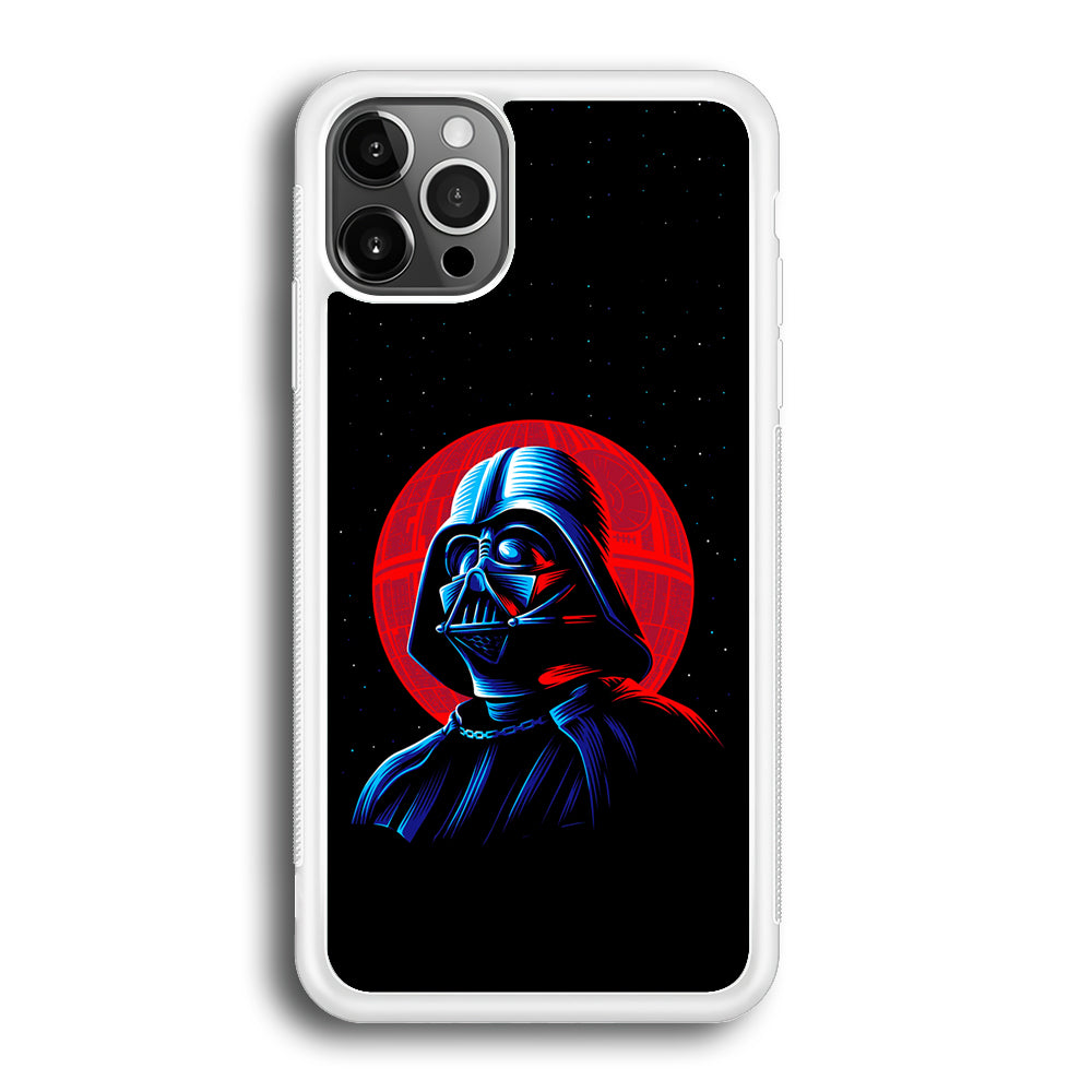 Star Wars Vader Dark Side iPhone 12 Pro Max Case-Phone Case-Rubber White (2D Case)-Altracase