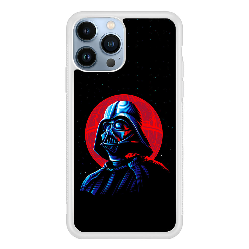 Star Wars Vader Dark Side iPhone 15 Pro Max Case-Phone Case-Rubber White (2D Case)-Altracase
