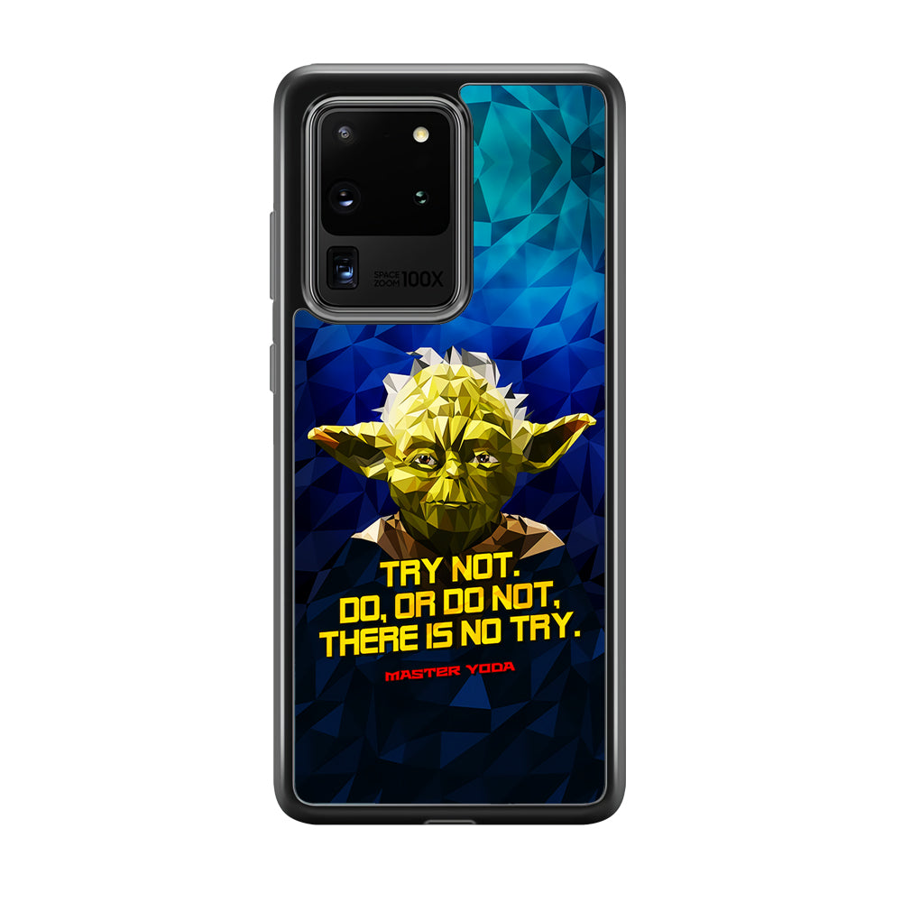 Star Wars Yoda Quote Samsung Galaxy S20 Ultra Case-Phone Case-Tempered Glass Case-Altracase