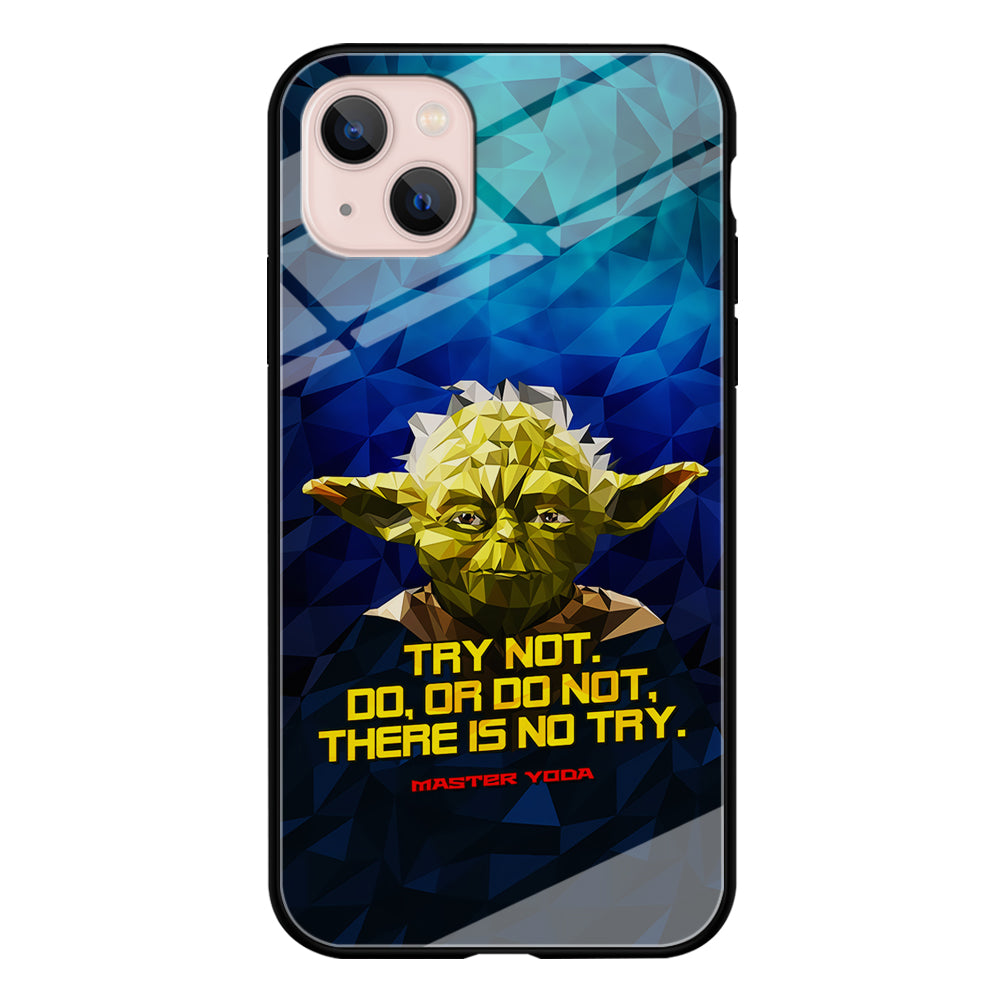 Star Wars Yoda Quote iPhone 13 Mini Case-Phone Case-Tempered Glass Case-Altracase