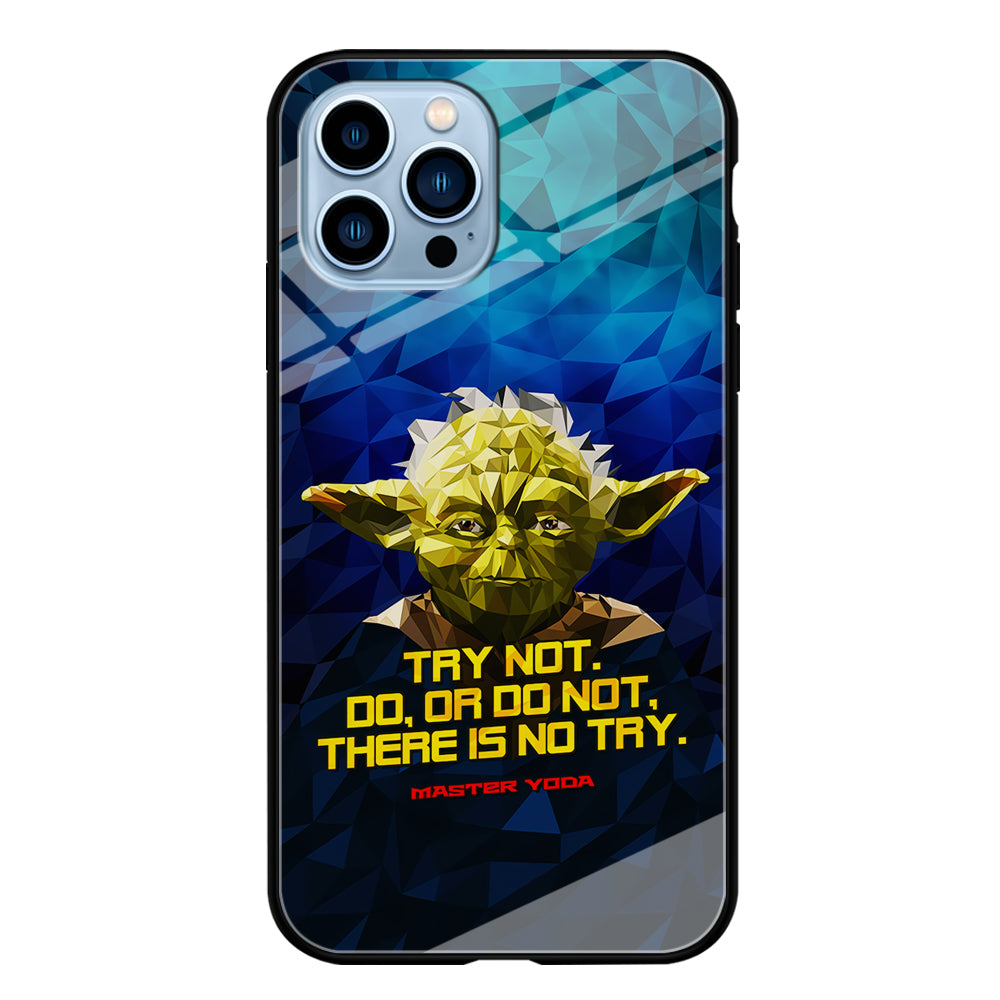 Star Wars Yoda Quote iPhone 15 Pro Max Case-Phone Case-Tempered Glass Case-Altracase