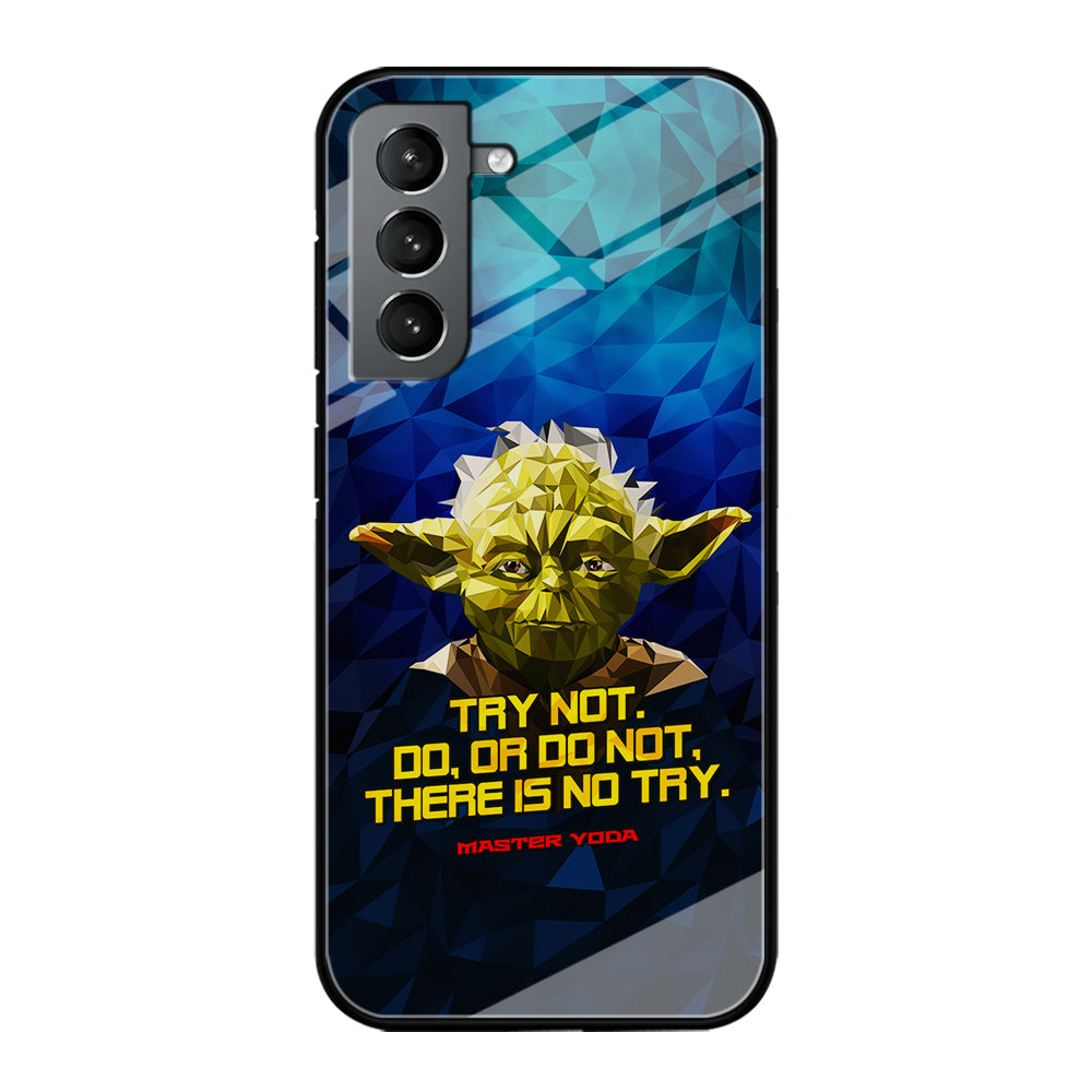 Star Wars Yoda Quote Samsung Galaxy S23 Plus Case-Phone Case-Tempered Glass Case-Altracase