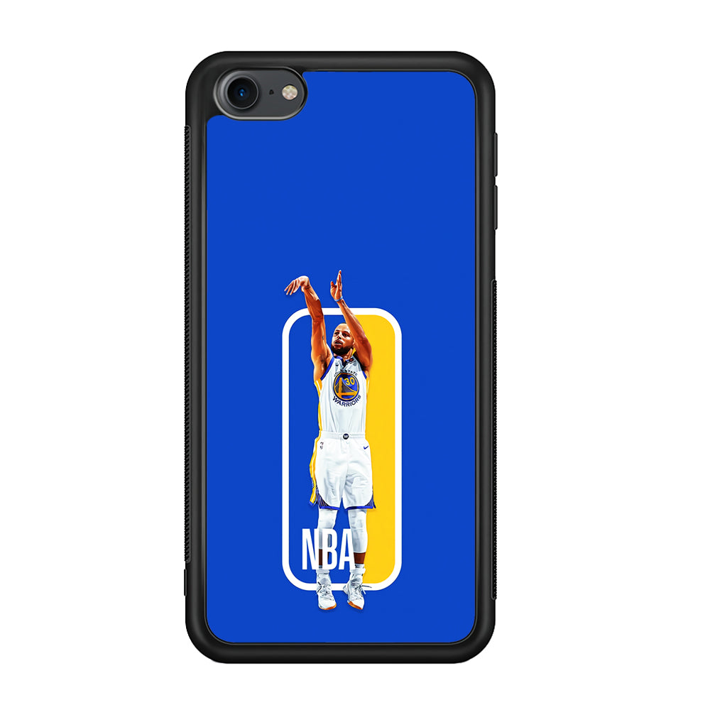 Stephen Curry Golden State Warriors iPod Touch 6 Case-Phone Case-Rubber Black (2D Case)-Altracase