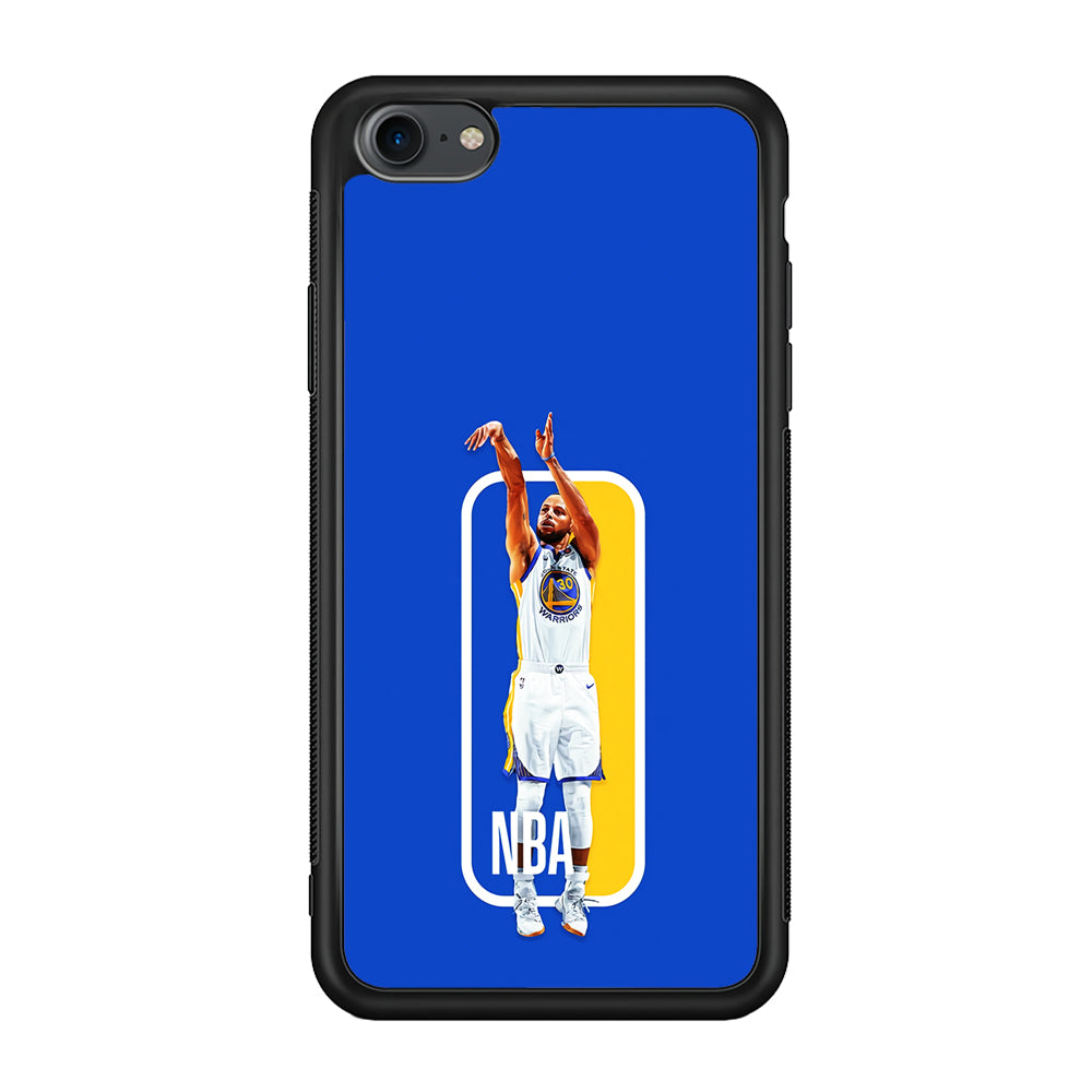 Stephen Curry Golden State Warriors iPhone SE 2020 Case-Phone Case-Rubber Black (2D Case)-Altracase
