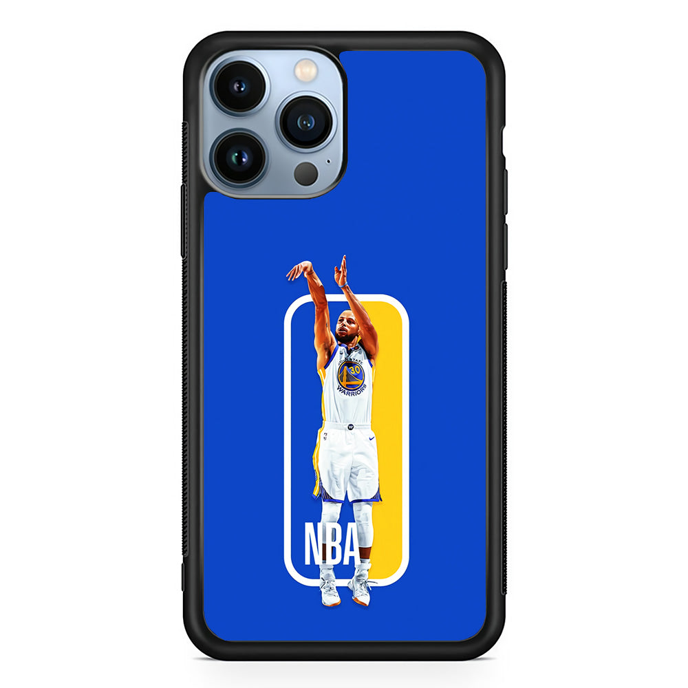 Stephen Curry Golden State Warriors iPhone 15 Pro Max Case-Phone Case-Rubber Black (2D Case)-Altracase
