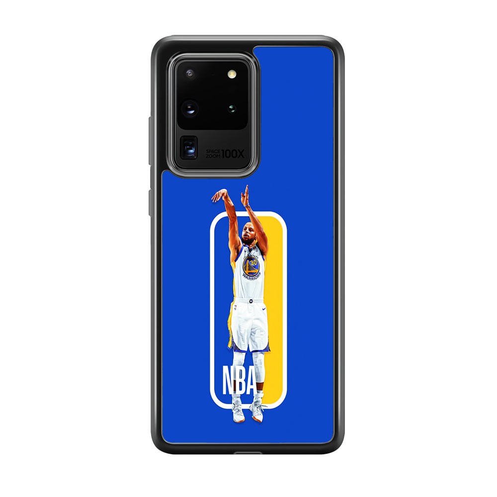Stephen Curry Golden State Warriors Samsung Galaxy S20 Ultra Case-Phone Case-Tempered Glass Case-Altracase