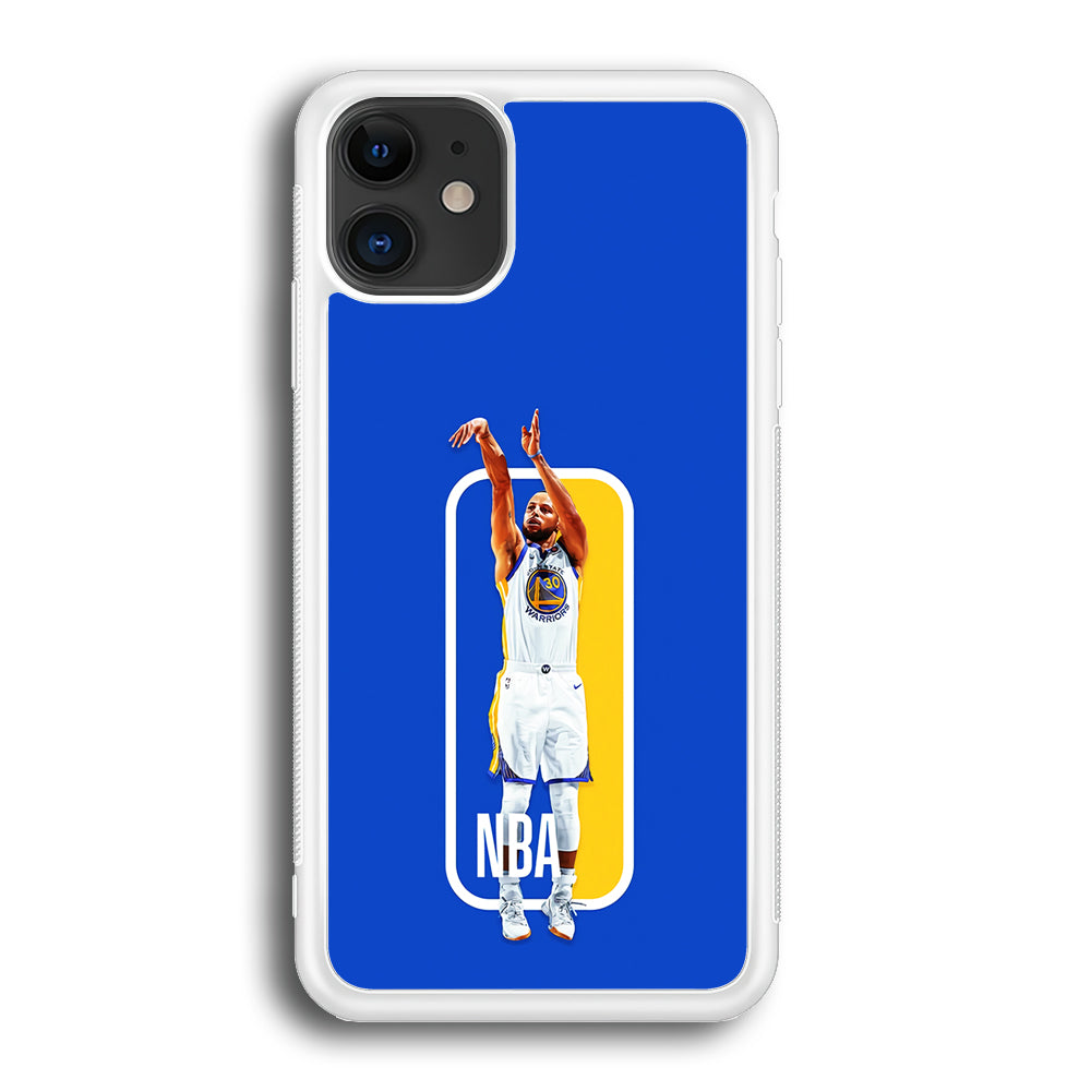 Stephen Curry Golden State Warriors iPhone 12 Case-Phone Case-Rubber White (2D Case)-Altracase