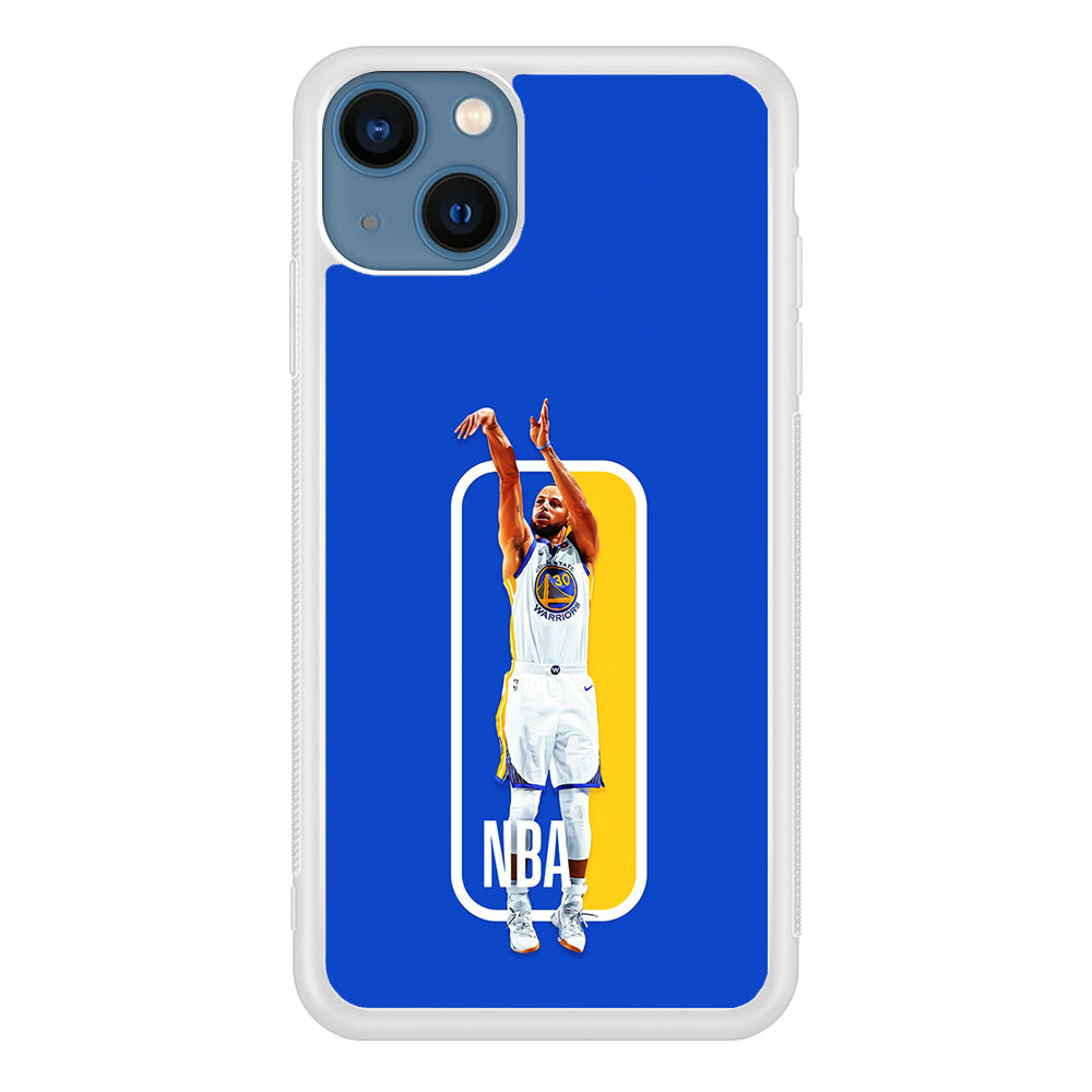 Stephen Curry Golden State Warriors iPhone 13 Case-Phone Case-Rubber White (2D Case)-Altracase