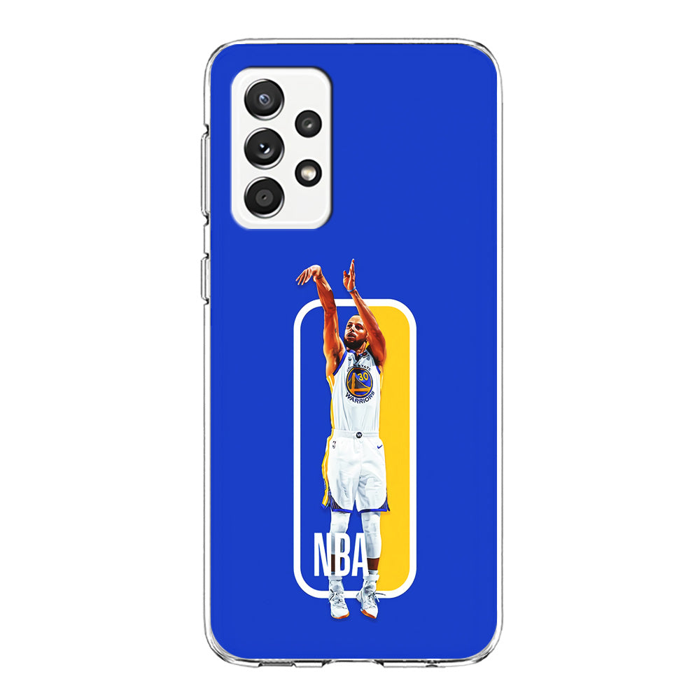Stephen Curry Golden State Warriors Samsung Galaxy A72 Case-Phone Case-Clear Soft Case-Altracase