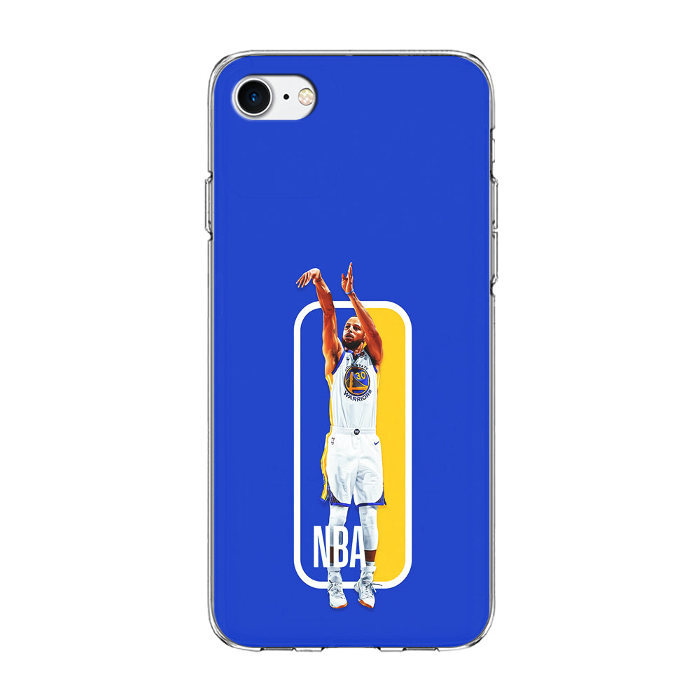 Stephen Curry Golden State Warriors iPhone SE 2020 Case-Phone Case-Clear Soft Case-Altracase