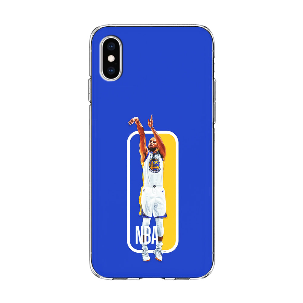 Stephen Curry Golden State Warriors iPhone Xs Case-Phone Case-Clear Soft Case-Altracase