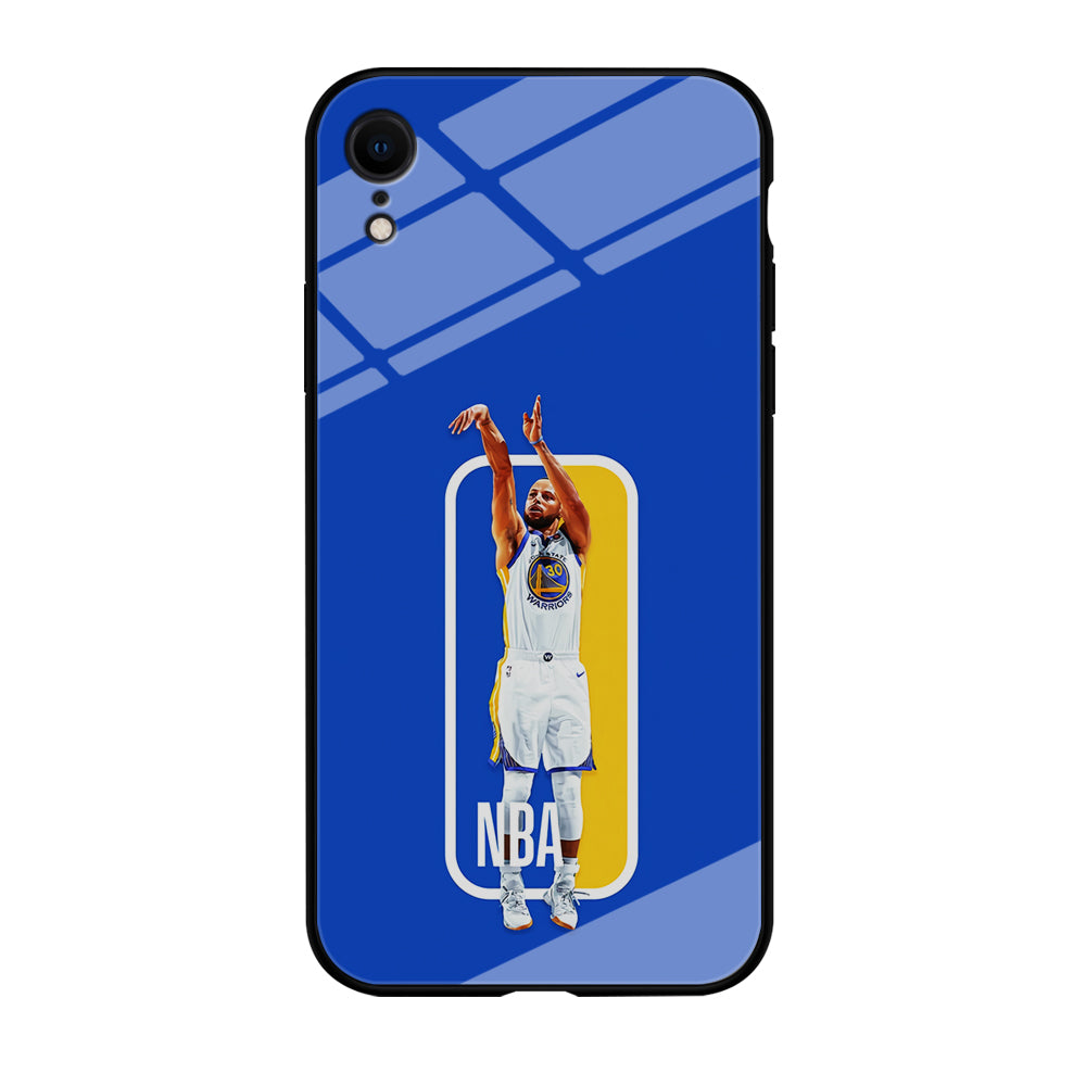 Stephen Curry Golden State Warriors iPhone XR Case-Phone Case-Tempered Glass Case-Altracase
