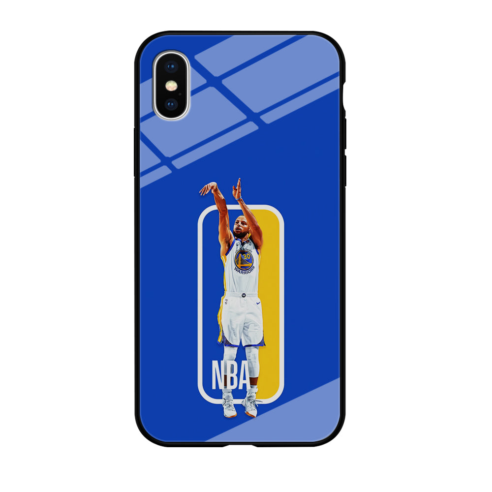 Stephen Curry Golden State Warriors iPhone X Case-Phone Case-Tempered Glass Case-Altracase