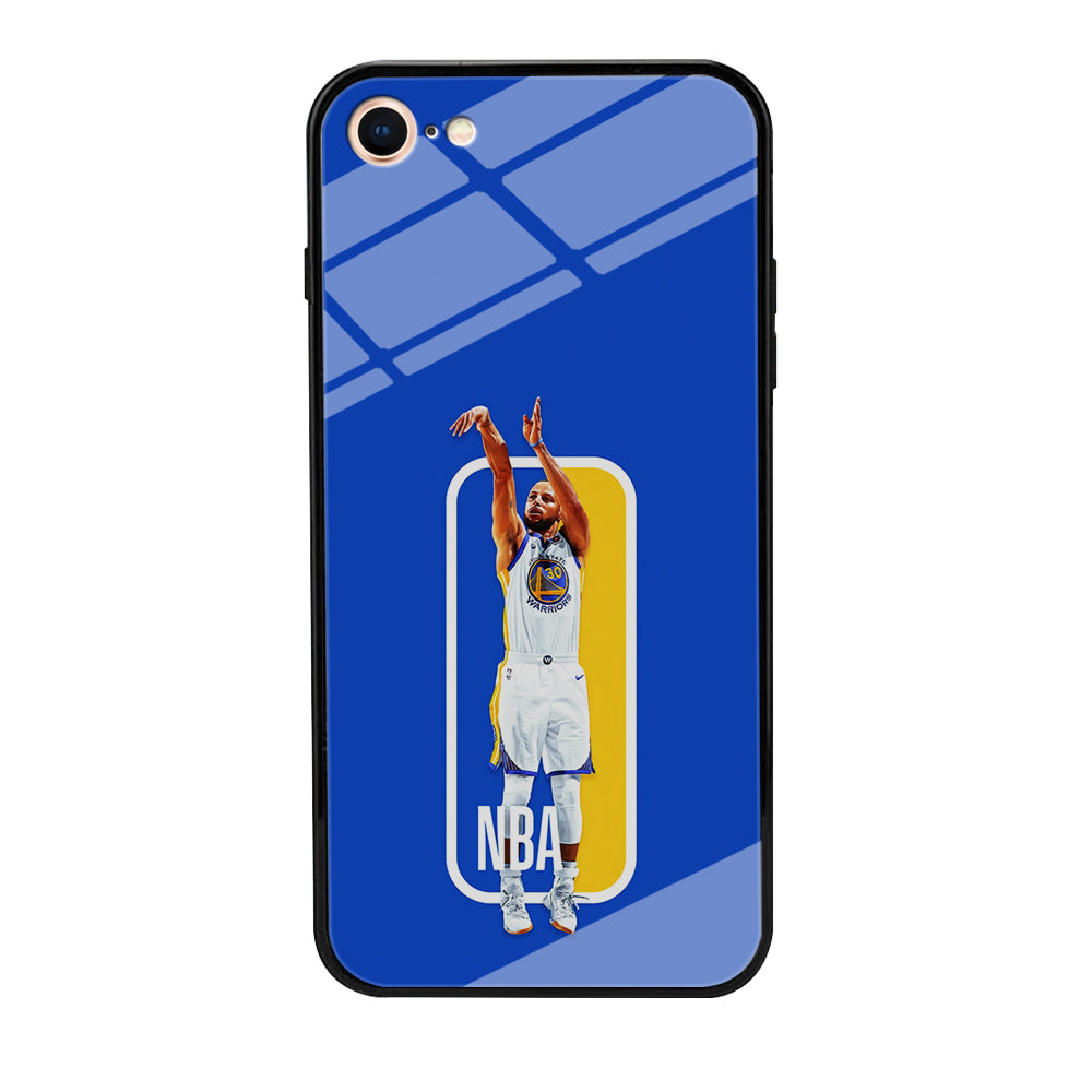 Stephen Curry Golden State Warriors iPhone SE 3 2022 Case-Phone Case-Tempered Glass Case-Altracase