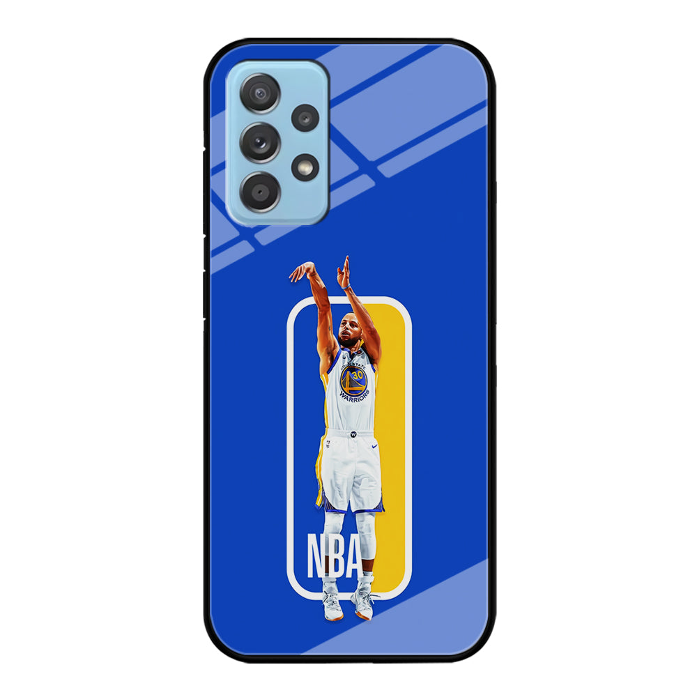 Stephen Curry Golden State Warriors Samsung Galaxy A72 Case-Phone Case-Tempered Glass Case-Altracase