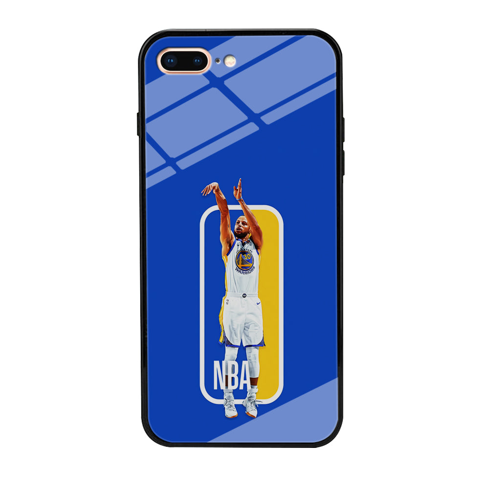 Stephen Curry Golden State Warriors iPhone 8 Plus Case-Phone Case-Tempered Glass Case-Altracase