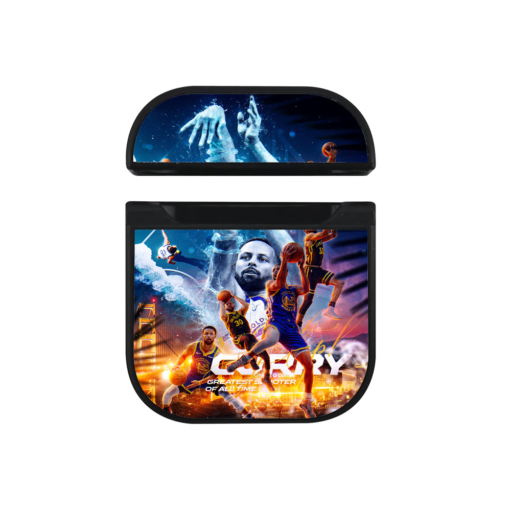Stephen Curry Greatest Shooter Apple AirPods Case-AirPod Case-Black-Altracase