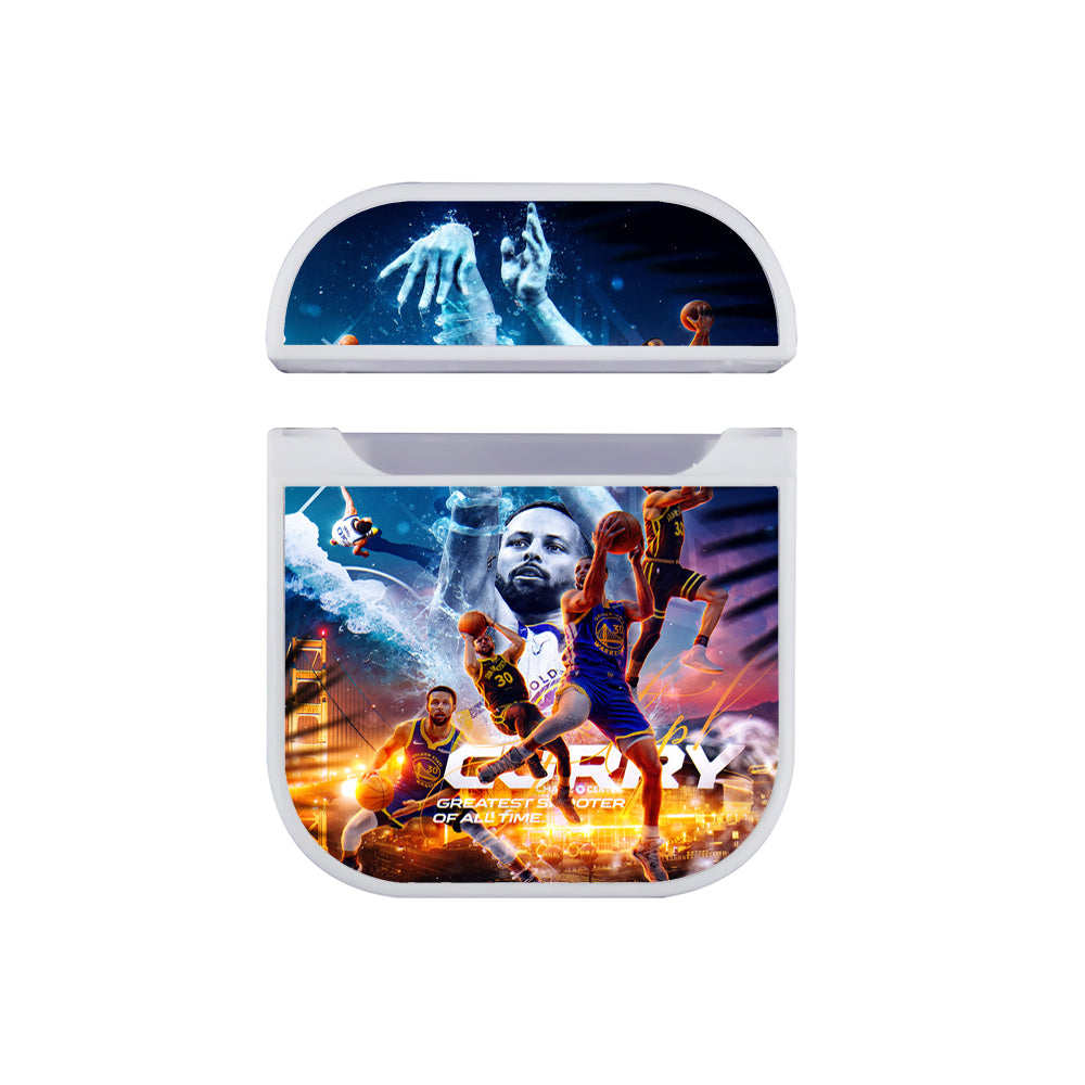 Stephen Curry Greatest Shooter Apple AirPods Case-AirPod Case-White-Altracase
