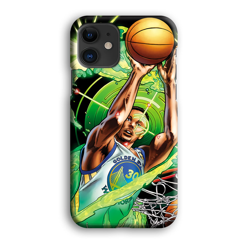 Stephen Curry Jump Art iPhone 12 Case-Phone Case-3D Case-Altracase