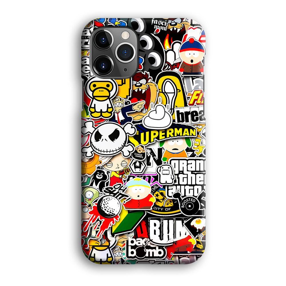 Sticker Collection Image iPhone 12 Pro Max Case-Phone Case-3D Case-Altracase