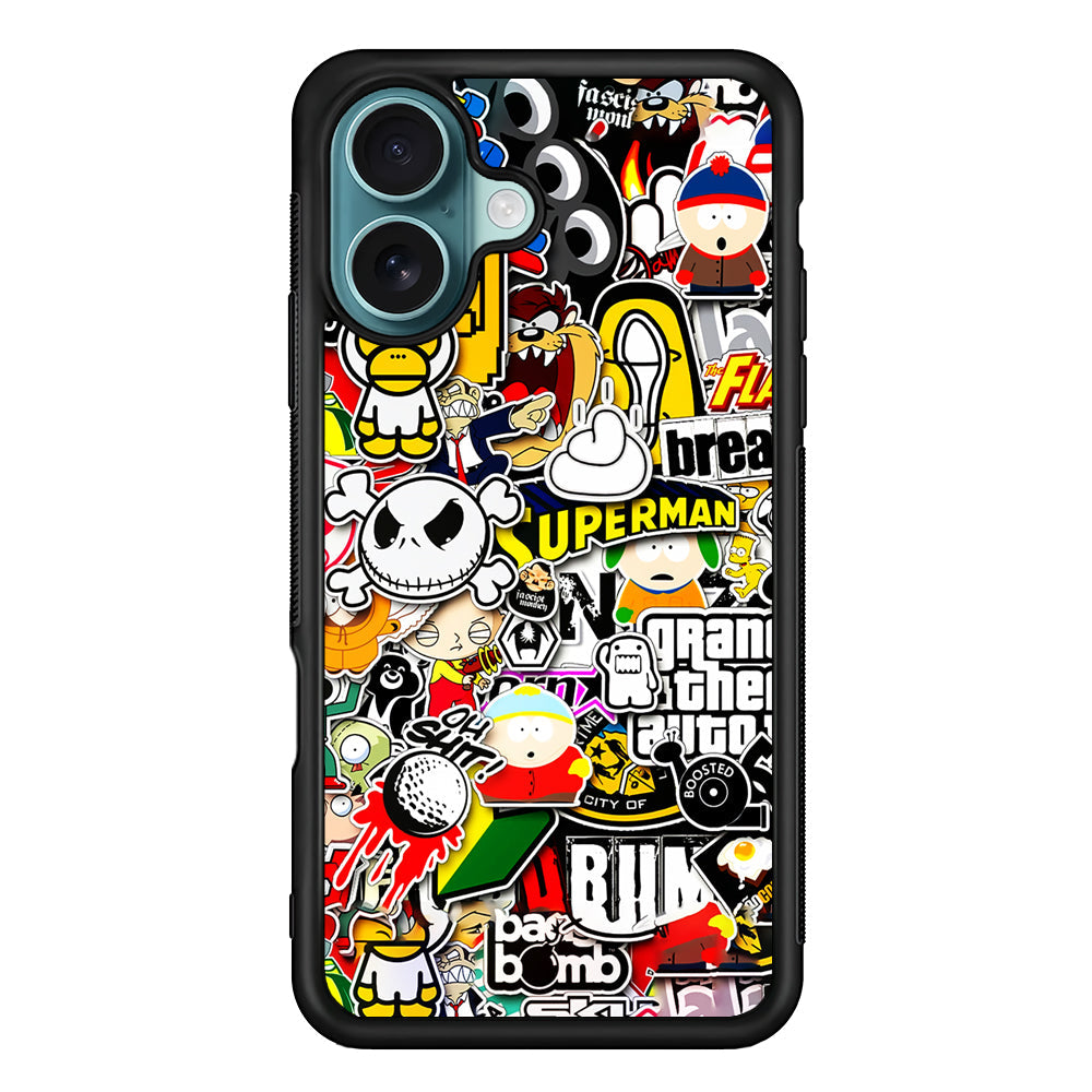 Sticker Collection Image iPhone 16 Plus Case - Altracase