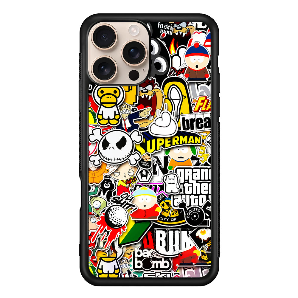 Sticker Collection Image iPhone 16 Pro Case - Altracase