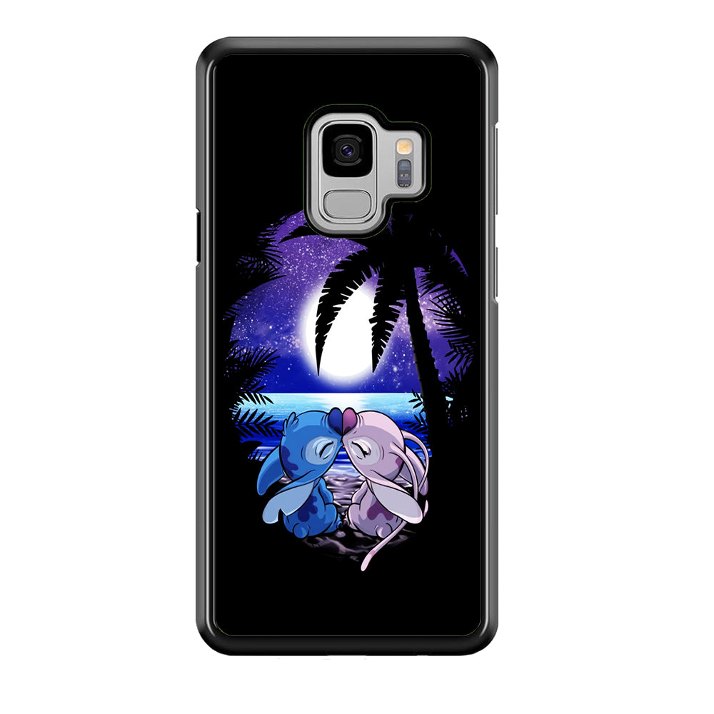 Stitch and Angel Kissing Samsung Galaxy S9 Case-Phone Case-Tempered Glass Case-Altracase