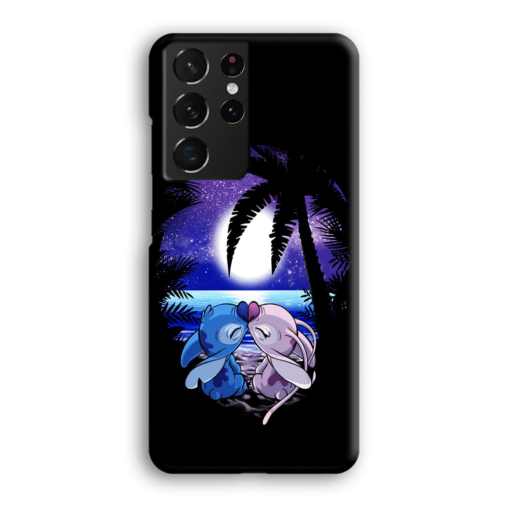 Stitch and Angel Kissing Samsung Galaxy S21 Ultra Case-Phone Case-3D Case-Altracase