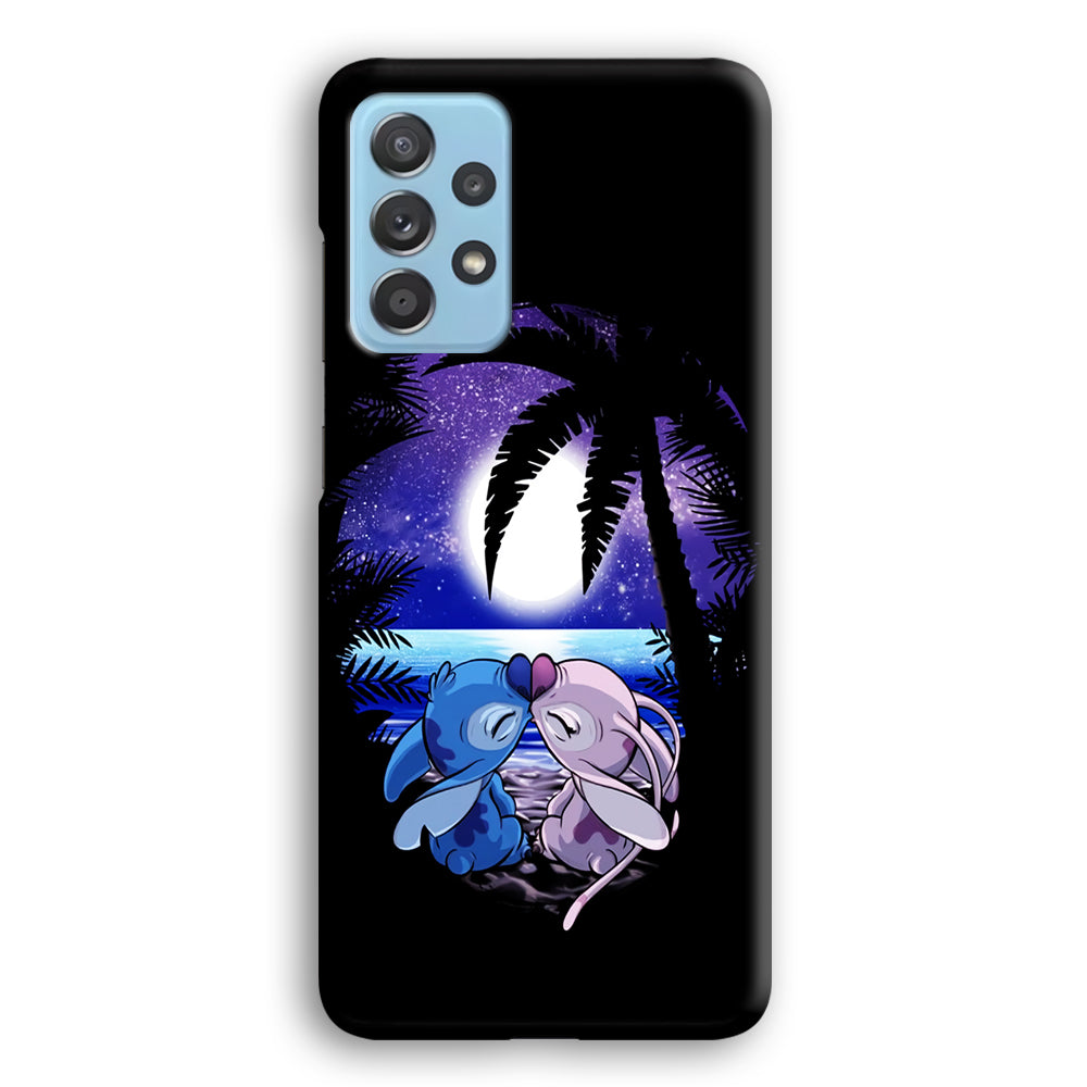 Stitch and Angel Kissing Samsung Galaxy A72 Case-Phone Case-3D Case-Altracase