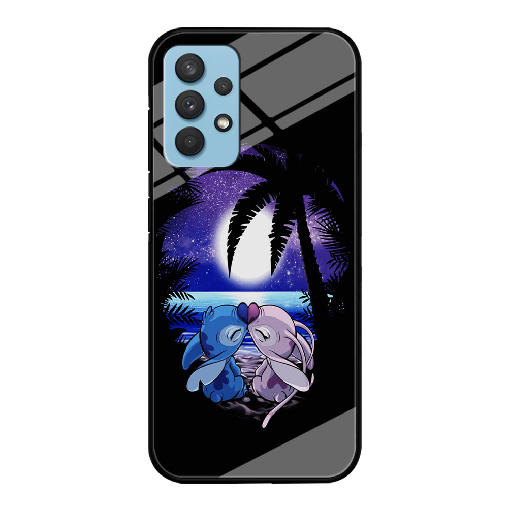 Stitch and Angel Kissing Samsung Galaxy A32 Case-Phone Case-Tempered Glass Case-Altracase