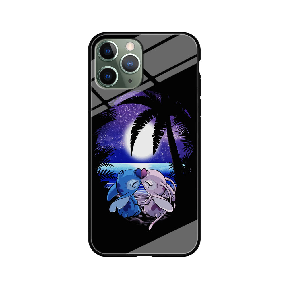 Stitch and Angel Kissing iPhone 11 Pro Max Case-Phone Case-Tempered Glass Case-Altracase