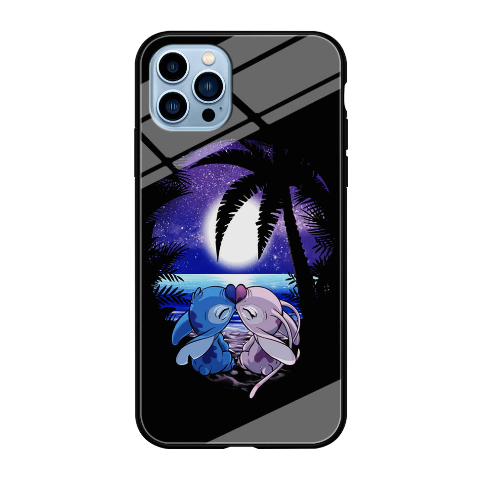 Stitch and Angel Kissing iPhone 12 Pro Max Case-Phone Case-Tempered Glass Case-Altracase