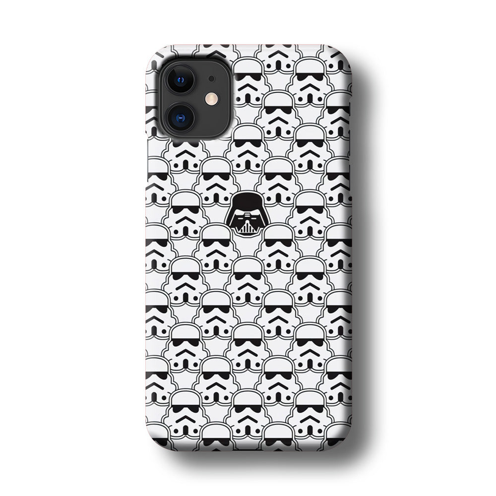 Stormtrooper Face Pattern Star Wars iPhone 11 Case-Phone Case-3D Case-Altracase