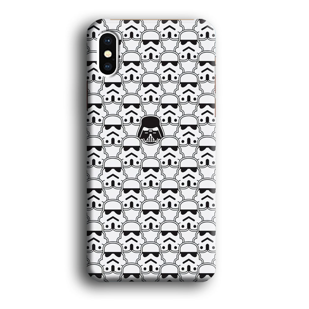 Stormtrooper Face Pattern Star Wars iPhone Xs Case-Phone Case-3D Case-Altracase