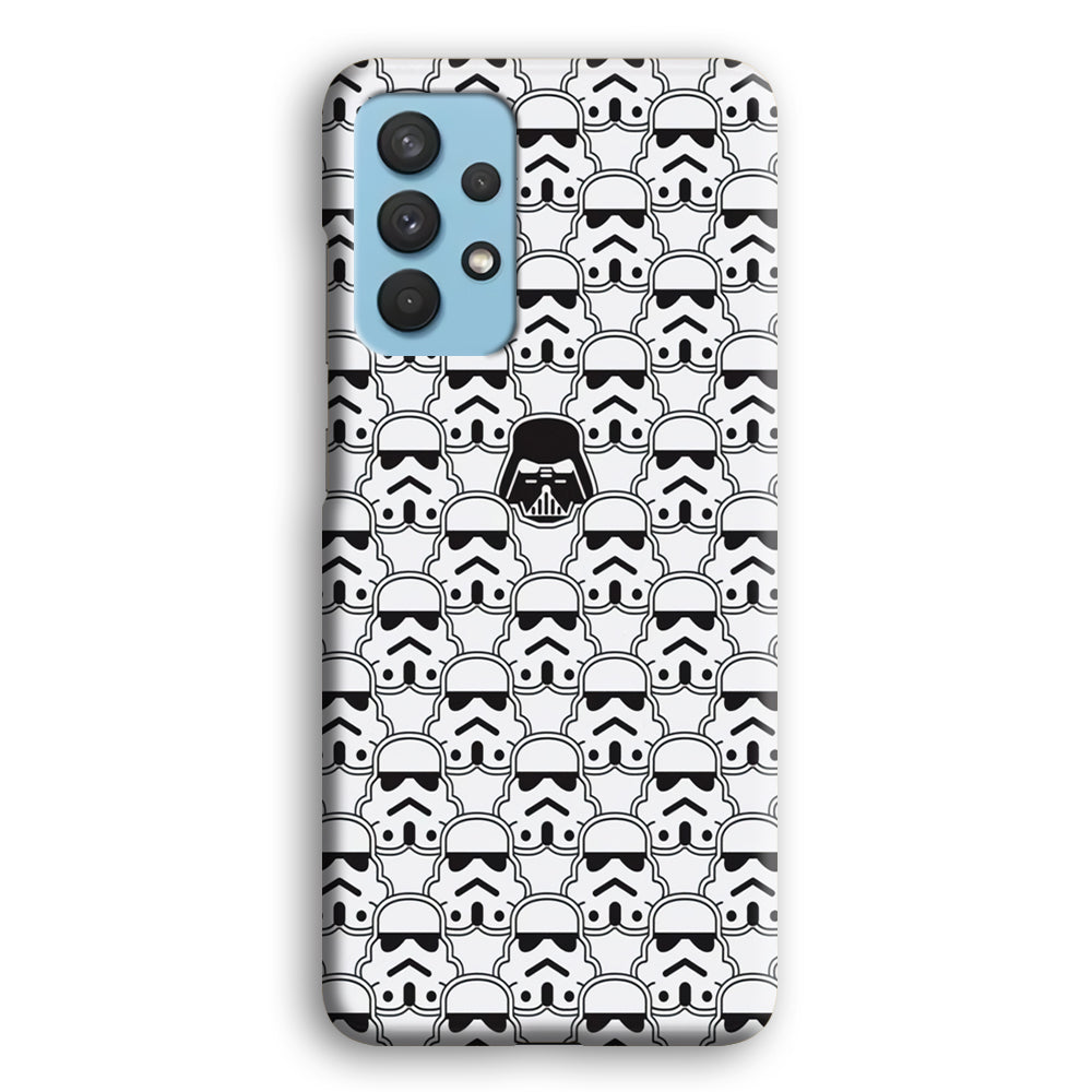 Stormtrooper Face Pattern Star Wars Samsung Galaxy A32 Case-Phone Case-3D Case-Altracase