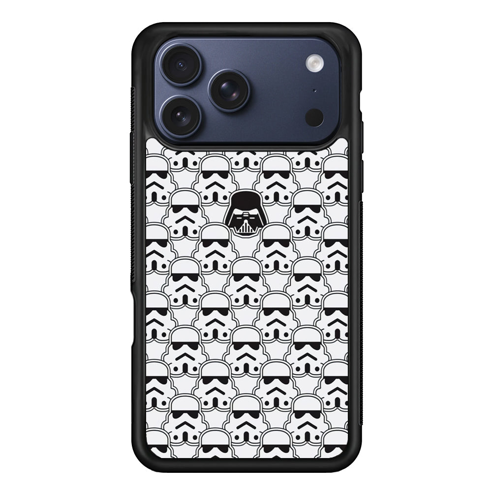 Stormtrooper Face Pattern Star Wars iPhone 17 Pro Case - Altracase