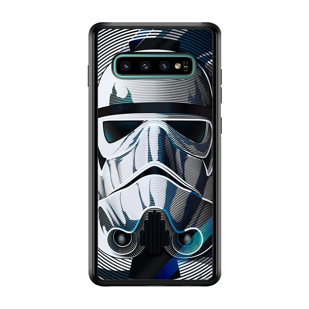 Stormtrooper Face Star Wars Samsung Galaxy S10 Case-Phone Case-Rubber Black (2D Case)-Altracase