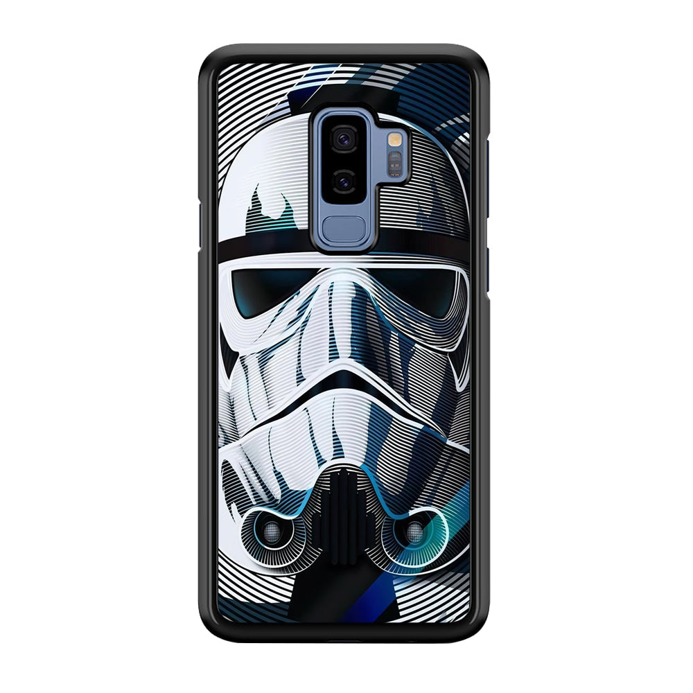 Stormtrooper Face Star Wars Samsung Galaxy S9 Plus Case-Phone Case-Rubber Black (2D Case)-Altracase