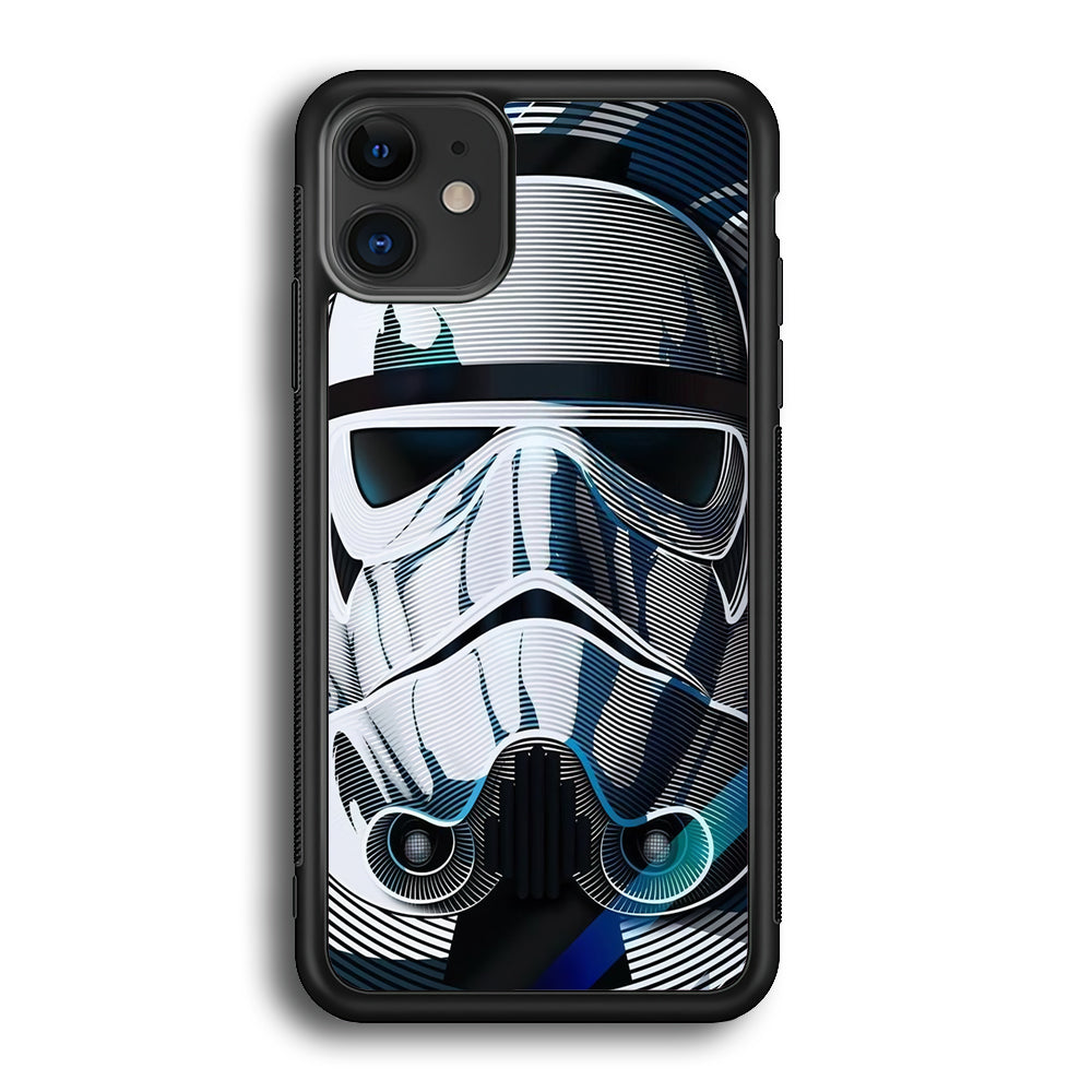 Stormtrooper Face Star Wars iPhone 12 Mini Case-Phone Case-Rubber Black (2D Case)-Altracase